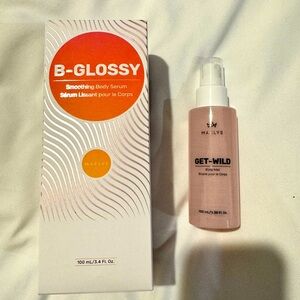 New in Box Maelys B-Glossy Smoothing Serum and Body Mist